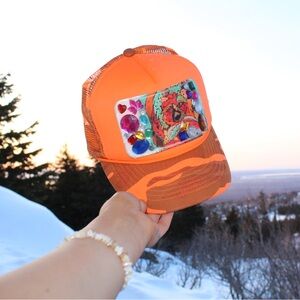 Bedazzled Alaska Salmon Bucket Hat